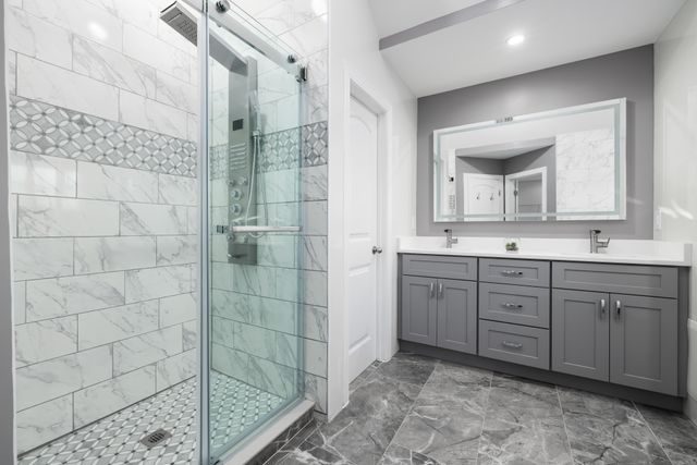 modern remodeled bathroom