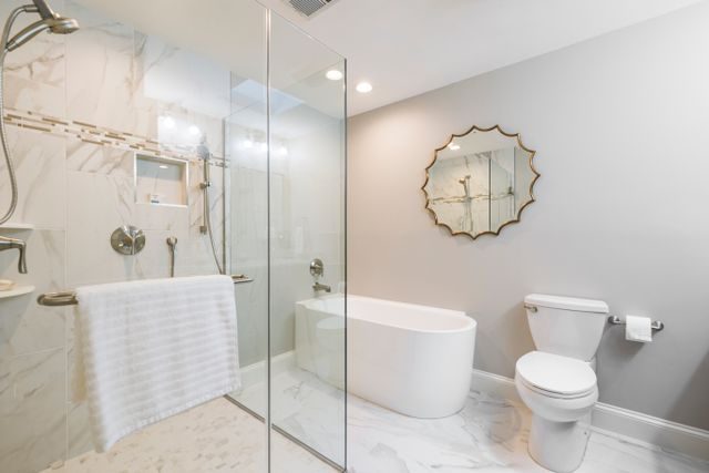 full bathroom renovation — finished